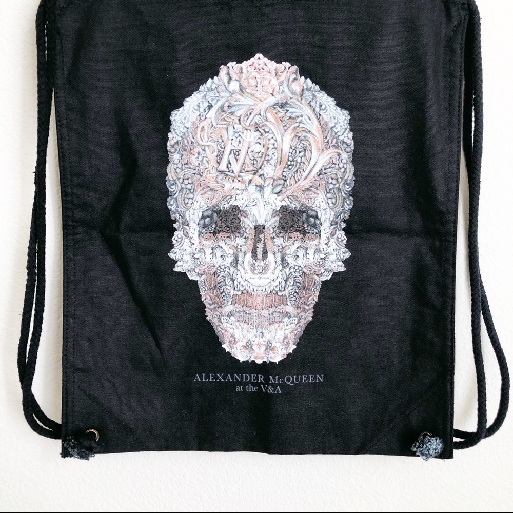Rare Alexander McQueen canvas backpack